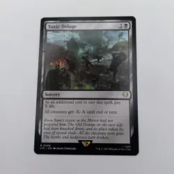 Toxic Deluge MTG Rare Lord of the Rings Magic: The Gathering Commander Sorcery - Image 1