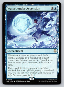 Waterbending Ascension FOIL - MTG Avatar: The Last Airbender TLA - Image 1