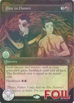 MTG Past in Flames (Rainbow Foil) (2303) | NM Foil | Secret Lair Avatar {SLD} - Image 1