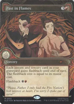 MTG Past in Flames (Rainbow Foil) (2303) | NM Foil | Secret Lair Avatar {SLD} - Image 2