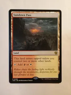 Sundown Pass 0286 Mtg Magic The Gathering Regular Rare INR NM - Image 1