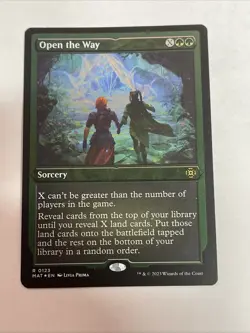 Open the Way (Foil Etched) March of the Machine: The Aftermath Foil 5123 Rare - Image 1