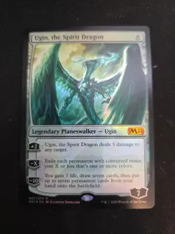 MTG Ugin, the Spirit Dragon Foil Near Mint, English Core Set 2021 - Image 1