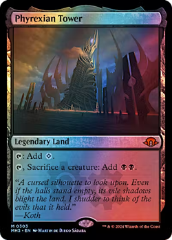 Phyrexian Tower Modern Horizons 3 NM MTG Foil - Image 1