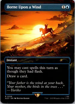 Borne Upon a Wind R Secret Lair Drop Series 2228 NM - Image 1