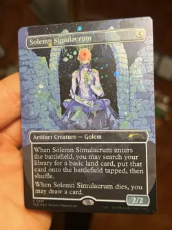 Solemn Simulacrum • Galaxy Foil NM / Unplayed Secret Lair 0791 • Mtg (1668) - Image 2
