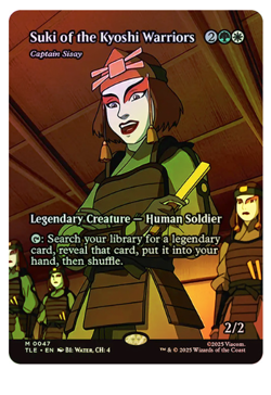 Captain Sisay - Suki of the Kyoshi Warriors - Foil - Borderless Avatar MTG - Image 1