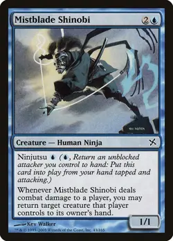 Mistblade Shinobi 1x MtG Betrayers of Kamigawa SP/NM - Image 1