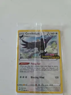 Pokemon Promo Card - Corviknight 156/189 Sword & Shield Darkness Ablaze - Image 2