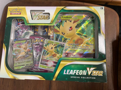 Pokemon TCG Leafeon VStar Special Collection Sword & Shield (Factory Sealed) - Image 1
