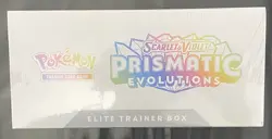 Pokemon TCG Prismatic Evolutions Elite Trainer Box ETB | SEALED 9 Booster Packs - Image 3