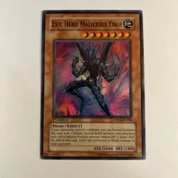 YUGIOH - EVIL HERO MALICIOUS EDGE - DP06-EN006 - SUPER - 1ST EDITION - (LP-NM) - Image 1