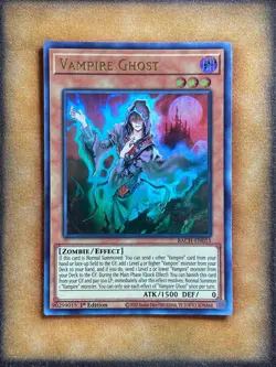 Yugioh Vampire Ghost BACH-EN015 Ultra Rare 1st Ed NM - Image 1