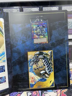 Yu-Gi-Oh 25th Blue-Eyes White Dragon Ukiyoe Stamp Set Japan Post Limited - Image 3