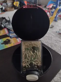 1999 Pokemon Burger King 23K Gold-Plated Charizard Card #06 w/Poke Ball (No Box) - Image 1