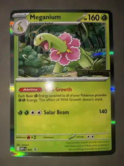 Meganium & Inteleon Mega Evolution Stamped Promos Pokemon Cards NM - Image 4