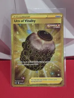 Pokemon Card Urn Of Vitality 229/198 Chilling Reign Secret - Image 1