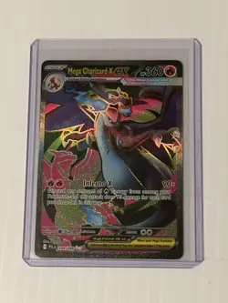 Phantasmal Flames Mega Charizard X ex 109/94 Full Art Ultra Rare Pokemon Card - Image 1