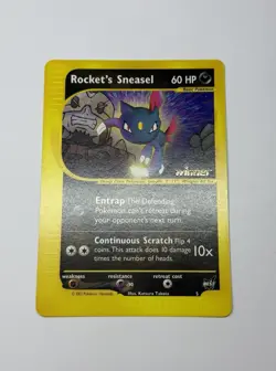 ROCKET'S SNEASEL - WINNER Stamped BEST OF GAME #5 Promo - Pokemon Card WOTC NM/M - Image 1