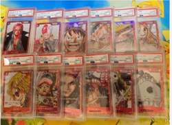 One Piece Card Game Film Red Promo PSA10 12-Number Serial Set - Image 1