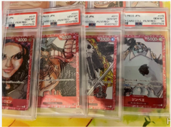 One Piece Card Game Film Red Promo PSA10 12-Number Serial Set - Image 2