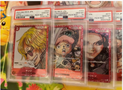 One Piece Card Game Film Red Promo PSA10 12-Number Serial Set - Image 3