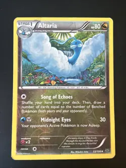 Altaria 53/108 - LP XY Roaring Skies - Pokemon 2015 TCG Card - Image 1
