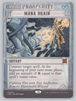 Mana Drain Normal M Outlaws of Thunder Junction: Breaking News 11 NM - Image 1