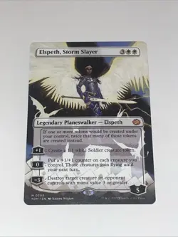 Elspeth, Storm Slayer (Borderless) Tarkir: Dragonstorm Regular - Image 1