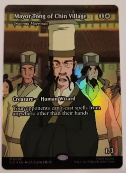 Mayor Tong of Chin Village - Drannith Magistrate TLE #2 Borderless Mythic Foil - Image 1