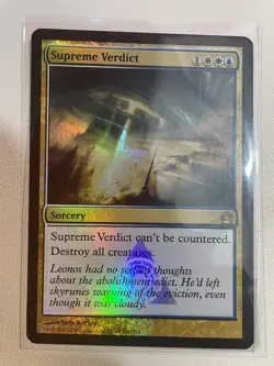 MTG FOIL Supreme Verdict - Return to Ravnica - Image 1