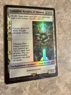 Summon: Knights of Round M 0036 Final Fantasy Mythic Rare (Foil) TCG NM/M - Image 2