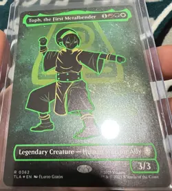 Toph, the First Metalbender - Neon Ink - Magic (MTG) X Avatar The Last Airbender - Image 3