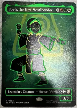 Toph, the First Metalbender - Neon Ink - Magic (MTG) X Avatar The Last Airbender - Image 5