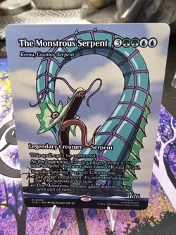 NM - The Monstrous Serpent - Koma, Cosmos Serpent (Borderless) M Avatar: The Las - Image 1