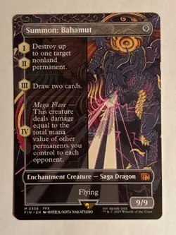 Summon: Bahamut - (Borderless) - FINAL FANTASY - NM MTG - Image 1