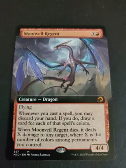MTG Moonveil Regent - Extended art - Innistrad: Midnight Hunt #357 NM - Image 1