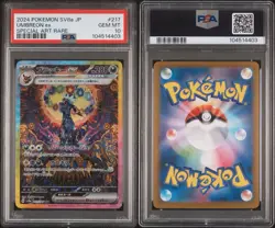 Pokemon Umbreon ex Terastal Festival JPN Special Art Rare #217 PSA 10 Gem Mint - Image 3