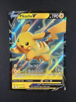 Pikachu V SWSH063 Ultra Rare Holo - 2020 Pokemon Black Star Promo NM - Image 1