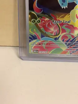 2025 Pokemon Mega Evolutions Ivysaur Illustration Rare IR 134/132 Fresh Pull MNT - Image 5