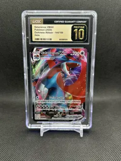 Pokemon Salamence VMAX Holo #114 Darkness Ablaze 2020 - CGC 10 PRISTINE LOW POP - Image 1