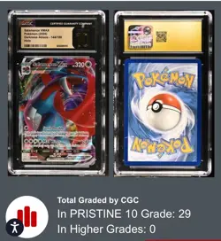 Pokemon Salamence VMAX Holo #114 Darkness Ablaze 2020 - CGC 10 PRISTINE LOW POP - Image 3