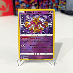 Radiant Alakazam 059/195 SWSH12: Silver Tempest | ULTRA RARE HOLO | NEAR MINT - Image 3
