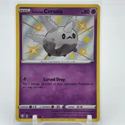 Galarian Corsola - SV049/SV122 - Baby Shiny - Shining Fates - Pokemon - NM/M - Image 1