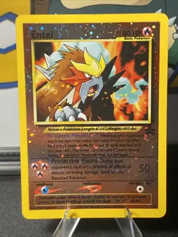 Entei 34/53 Pokemon TCG Wotc Black Star Promo Reverse Holo Vintage 2001 - Image 1