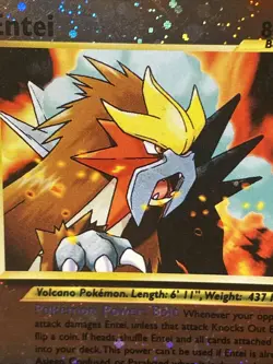 Entei 34/53 Pokemon TCG Wotc Black Star Promo Reverse Holo Vintage 2001 - Image 2