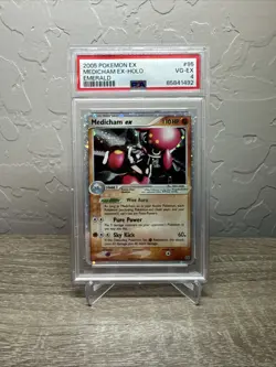 2005 Pokemon EX Emerald Medicham EX Holo PSA 4 #95 - Image 1