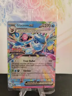 Glaceon ex 26/131 Prismatic Evolutions Stamp Promo Pokemon TCG NM Near Mint Holo - Image 1