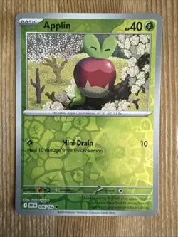 Applin 016/182 Common Reverse Holo - Pokemon TCG Destined Rivals NM - Image 1