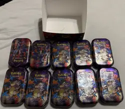 Pokemon Mega Evolution Mini Tins (10x). Super Cheap! Pokemon TCG Sealed Tins - Image 3